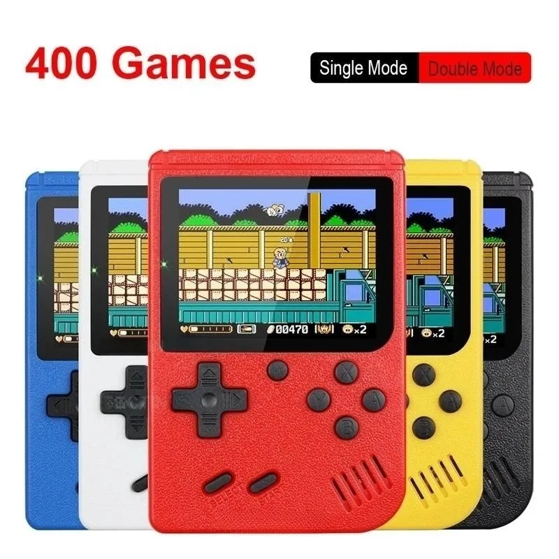 

Retro Portable Mini Handheld Video Game Console 8-Bit 3.0 Inch Color LCD Kids Color Game Player Built-in 400 games