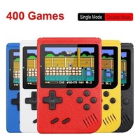 Retro Portable Mini Handheld Video Game Console 8-Bit 3.0 Inch Color LCD Kids Color Game Player Built-in 400 games