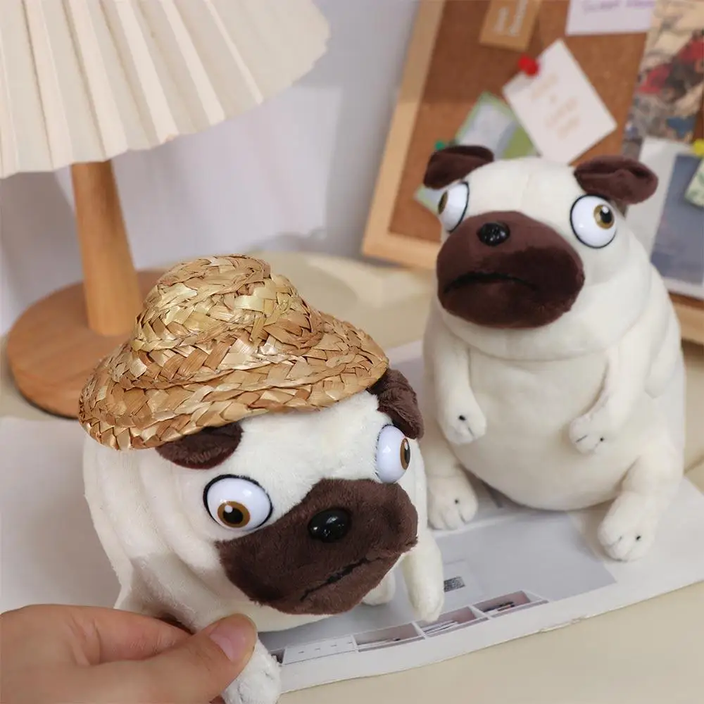 Begeleiden Speelgoed Zitten Pug Honden Kamer Decoratie Zacht Speelgoed Pug Hond Pluche Pop Knuffel Elf Dikke Pug Knuffels Pug Hond Knuffel