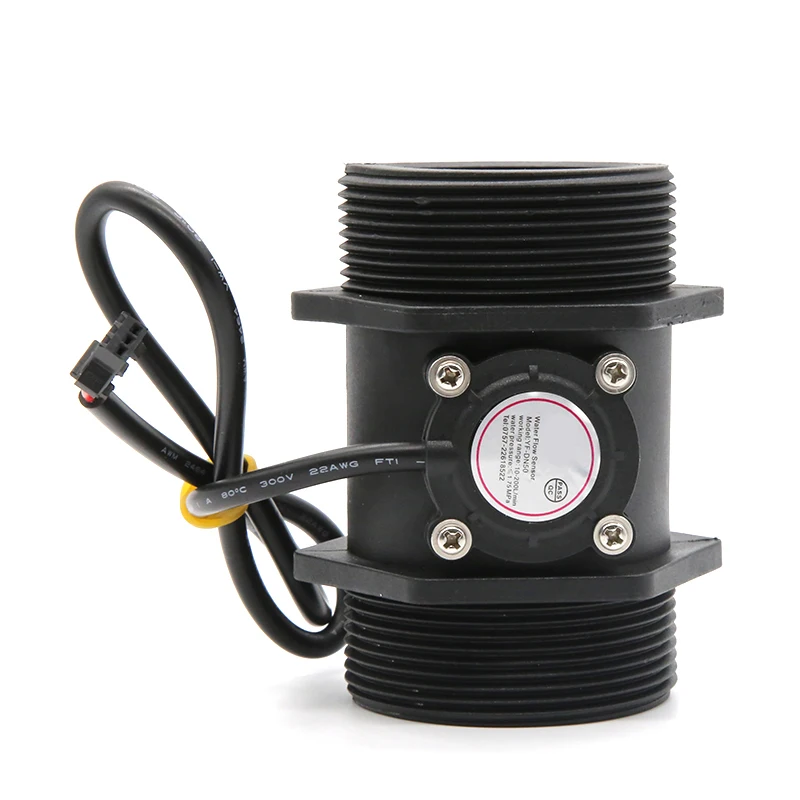 

1-1/4'' 1-1/2'' 2-inch Water Flow Liquid Control Sensor Switch Hall Flow Meter for Coffee Machine Water Dispenser