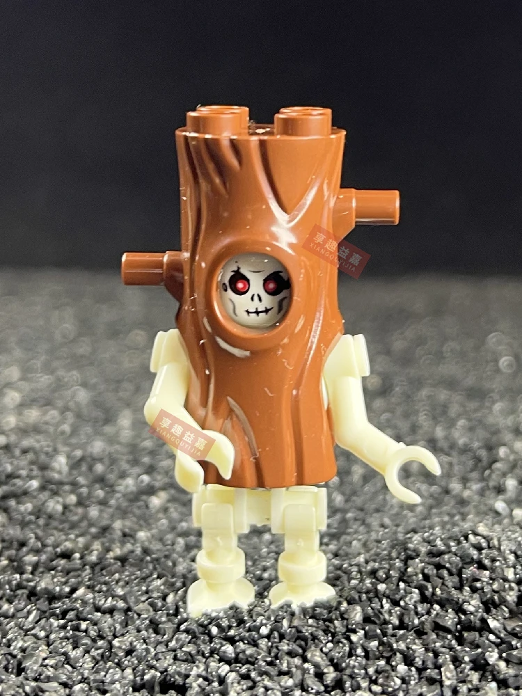 New Single Sale MOC Bricks Halloween Ghost Skeleton Assembly Action Figure Educational Building Blocks Children Toys Gifts