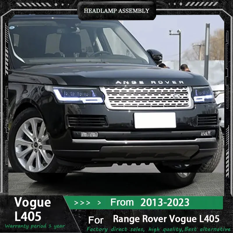 

Car Front Lights For Land Rover Range Rover Vogue L405 LED Headlights 2013-2023 Modified 2024 Styling Head Lamps Assembly