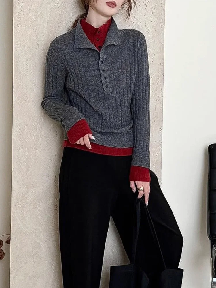 لينة مريحة طويلة Sve محبوك سترة المرأة Faion تخفيف تنوعا اللون Blo تصميم Camere سترة الشعرية لين #1