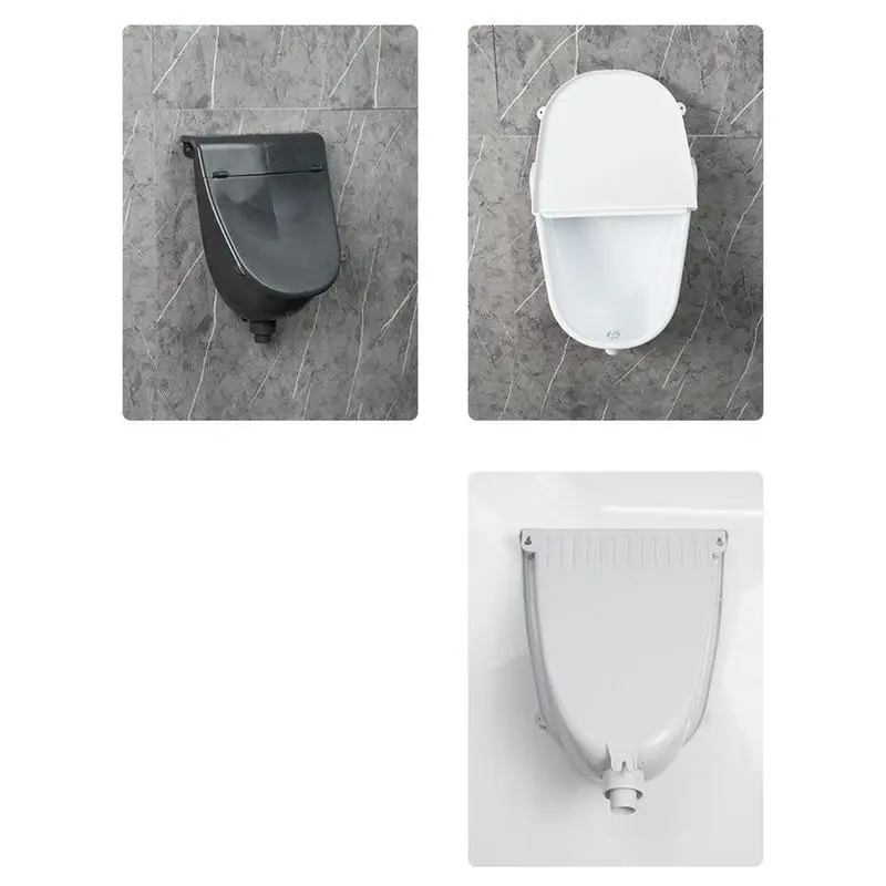 蓋付き壁掛け式小便器、カバー付き業務用壁掛け式小便器、こぼれ防止フラッシング式尿分流器付きホース付きキャンプ用トイレ