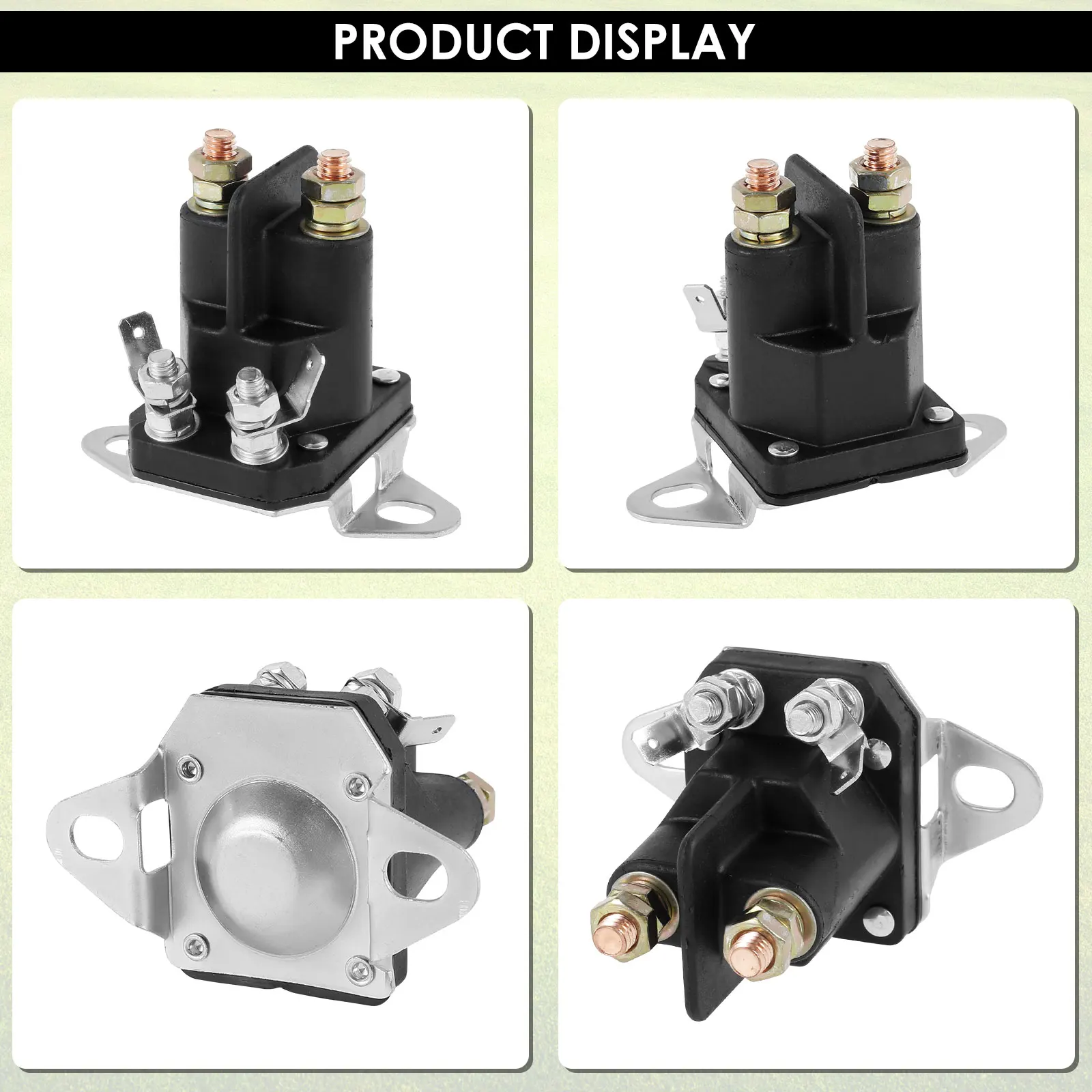 Solenoide de arranque para cortacésped, Compatible con cortacésped Boy Toro Z 1-117 1197 784-1221 210-513075 104 28-3189, jardín, 117-1197