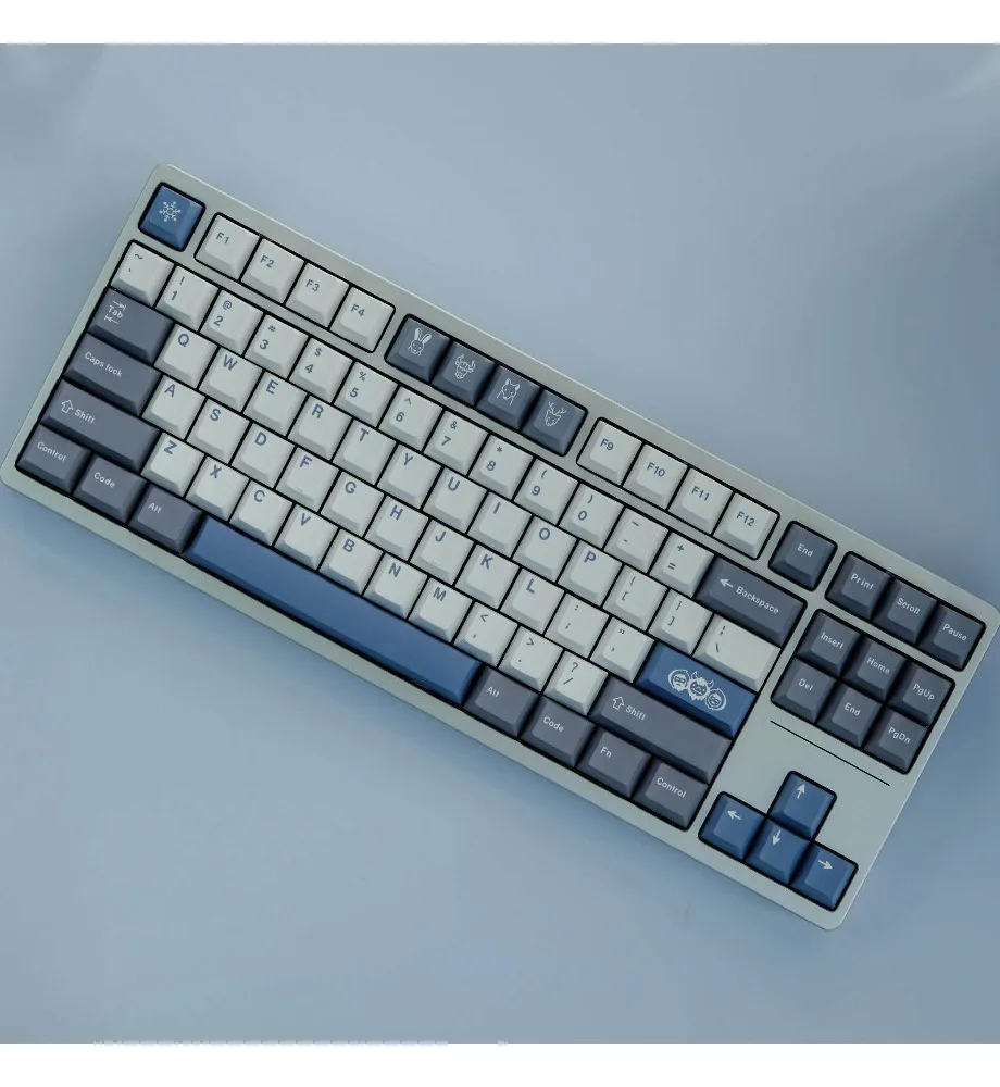 Keycap personalized sublimation process suitable for a variety of mechanical keyboards Arctic circle keycap 129 key PBT material