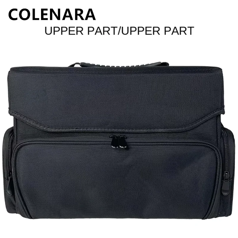 حقيبة مستحضرات التجميل النسائية من COLENARA مصنوعة من قماش أكسفورد قابلة للإزالة والغسل اثنين في واحد ذات سعة كبيرة مجموعة أدوات تجميل مانيكير حقيبة مستحضرات تجميل #5