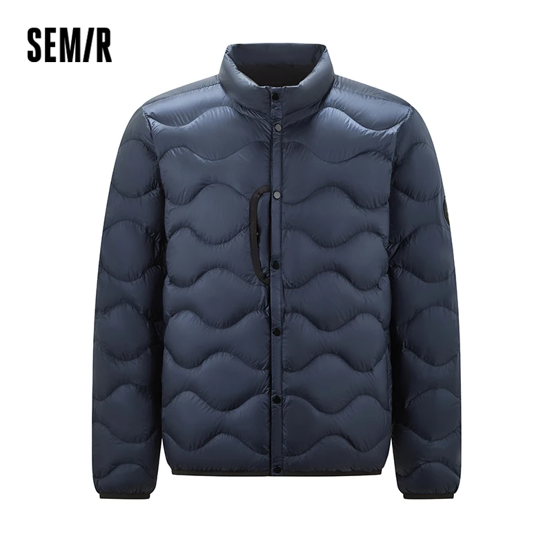 Semir Men Down Jacket 2026 Winter Cold Weather Everyday Style Outdoor Layer Warm Insulation Clean Silhouette Cold Weather Wear