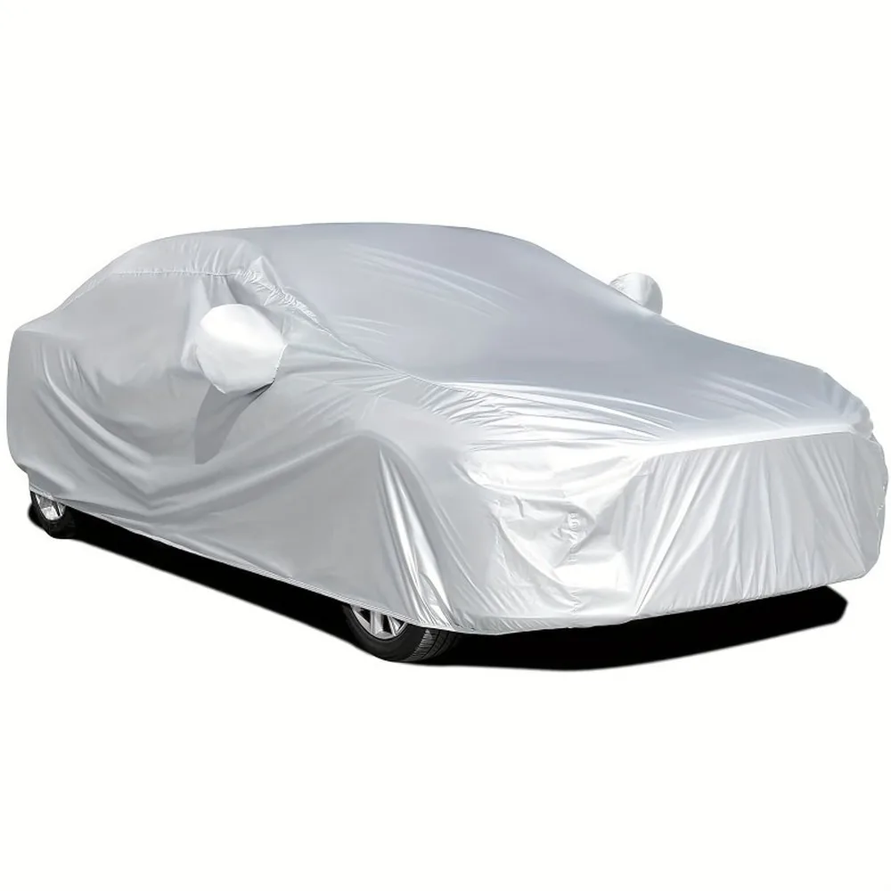 All Season Waterproof Car Cover for Mitsubishi Sedan SUV Pickup Convertible, UV Snow Rain Sun Dust Protection, Full