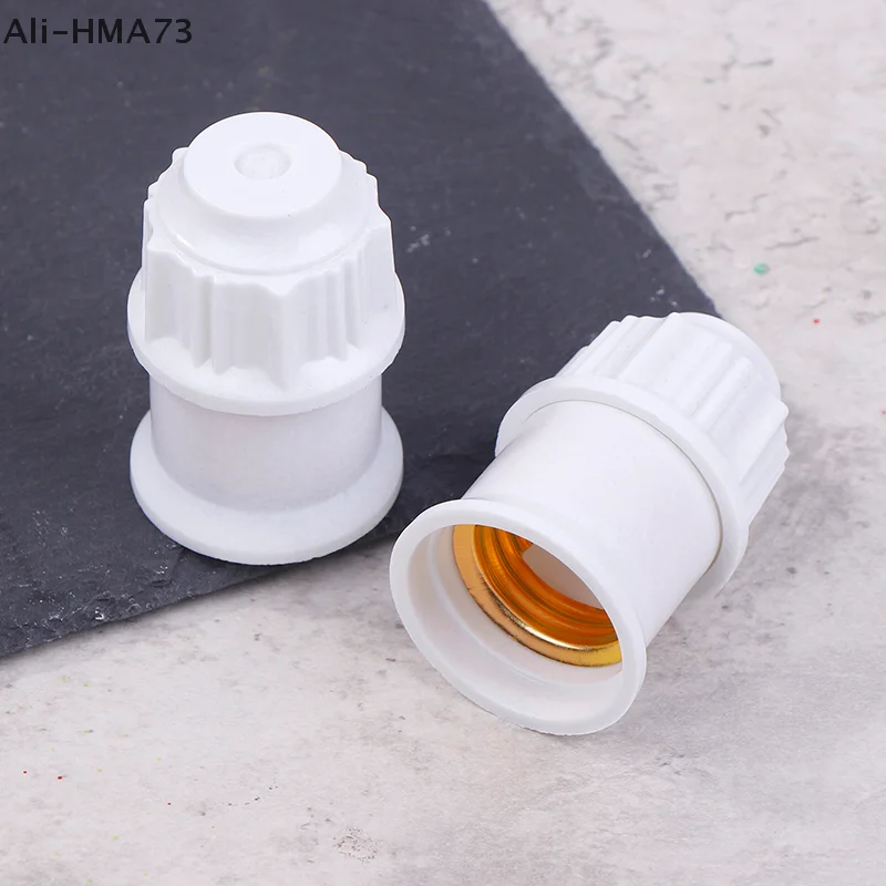 HMA73-2Pcs Universal E27 Screw Lamp Holder Light Bulb Holder Lamp Socket White Gold Ceiling Light Lamp Bulb Fixing Base Stand