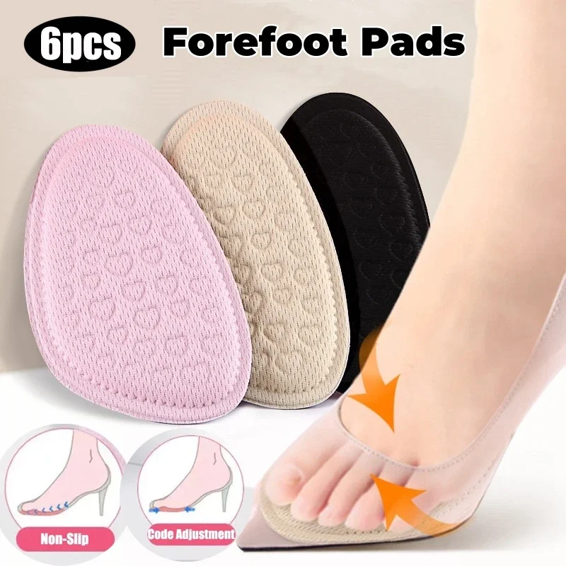 2/4/PCS Voorvoet Inlegzolen voor Vrouwen Hoge Hak Schoenen antislip Pijnbestrijding Ronde Insert Pads Teen kussen Voetverzorging Zool Schoen Pads