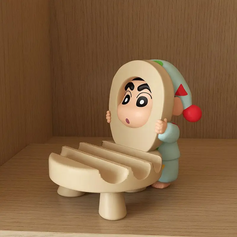 Crayon Shin-chan series desktop three-dimensional mobile phone tablet universal stand - cute and creative decorative item