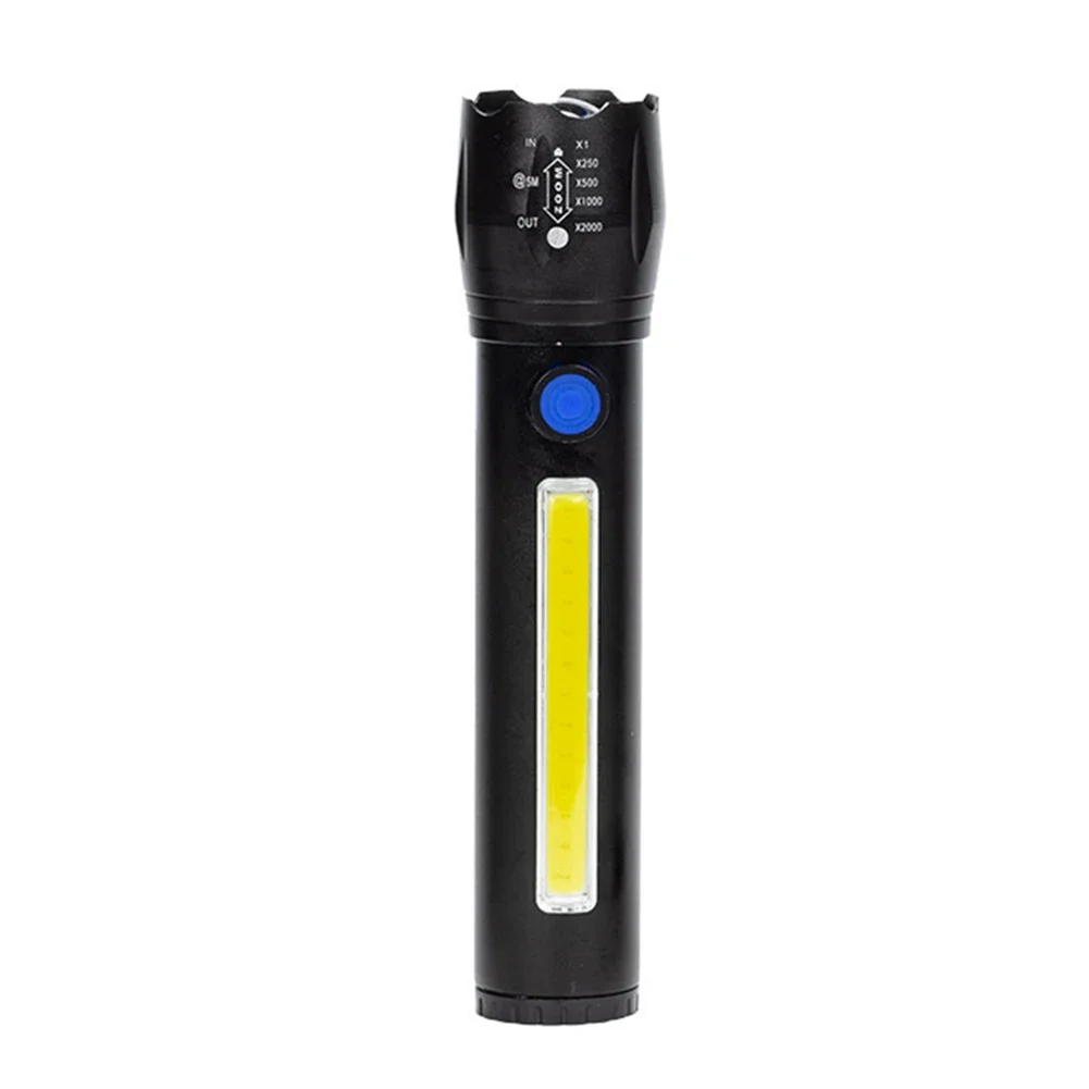 

Long-range Flashlight Telescopic Zoom Waterproof Handheld Lantern USB Rechargeable for Travel Camping Hiking Adventure