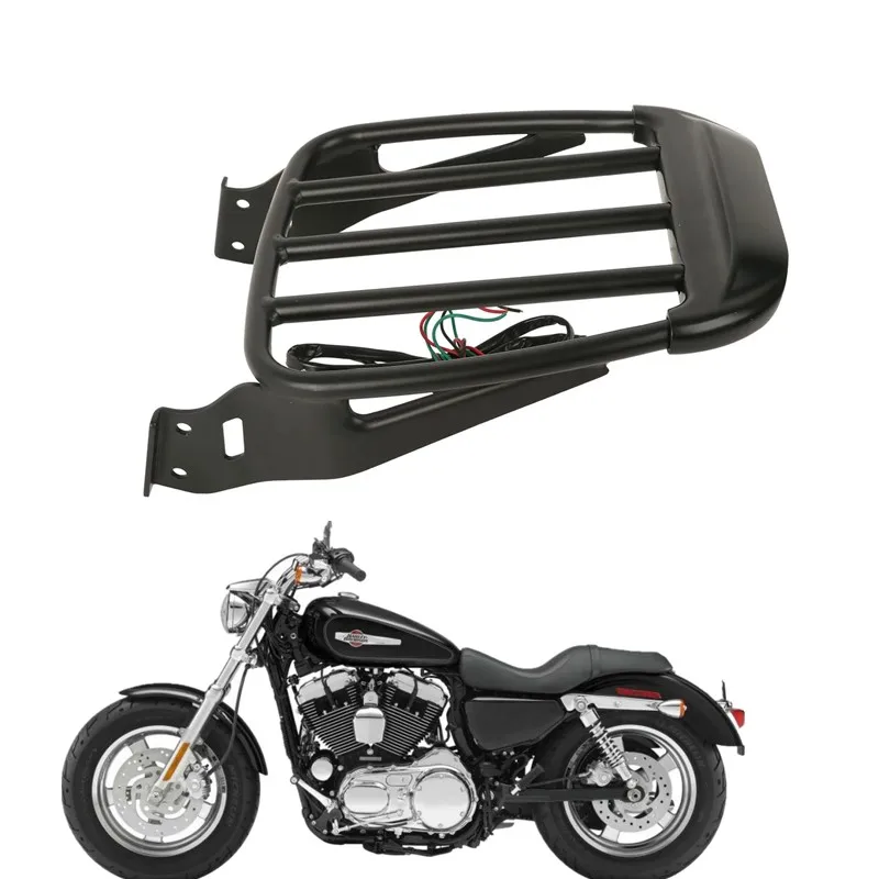 For Harley Sportster XL 2004-2022 Dyna 2006-2017 Fat Boy EFI FLSTFI Night Train Motorcycle Detachables Luggage Rack Acsessories