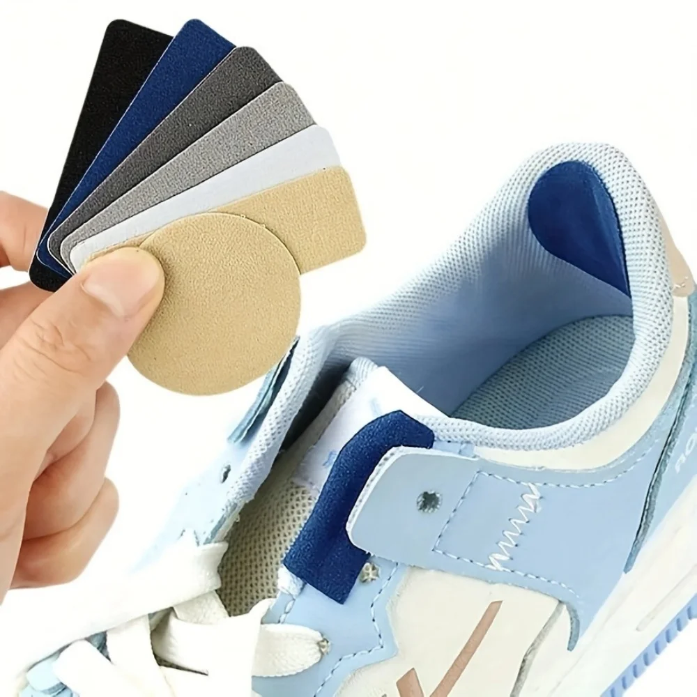 6pcs/1pack Sports Shoe Patches Shoes Damaged Side Edges Inner lining Sticker Shoe Heel Wear Repair Patch Foot Care products
