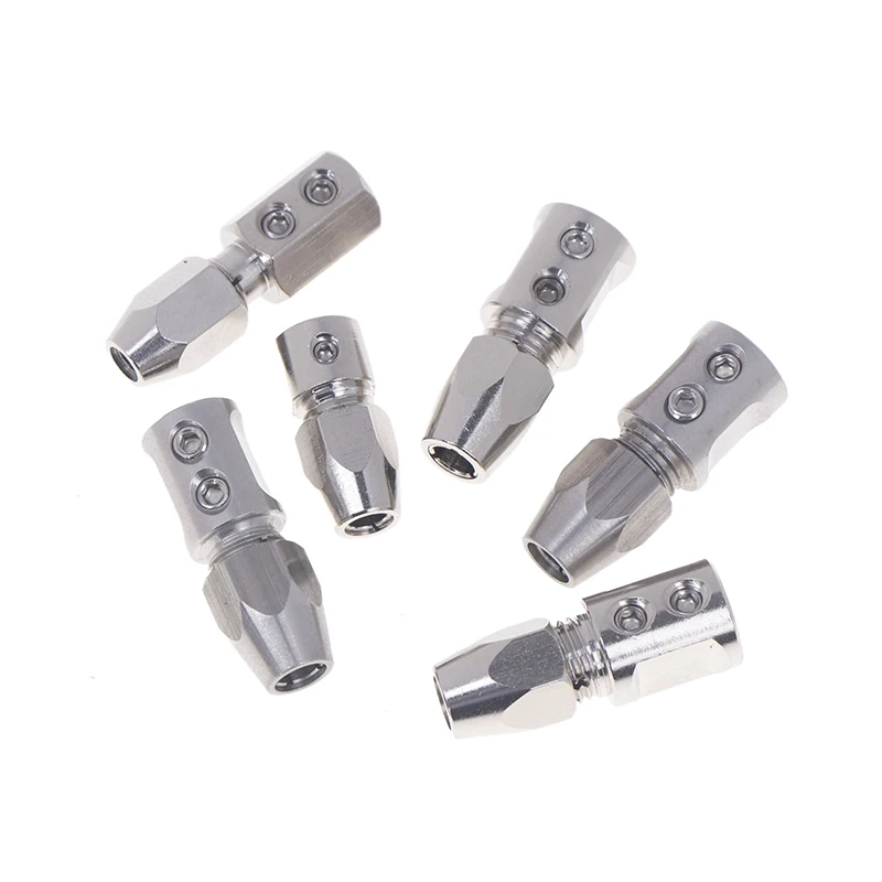 RC Electric Boat 3.18*4 4*4 5*4 5*4.76mm Flex Collet Coupler Metal Positive/ Reverse Flexible Coupling