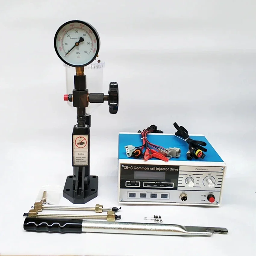 FOR CR-C Multifunction Diesel Common Rail Injector Tester + S60H Nozzle Validator,Common Rail Injector Tester Tool Set