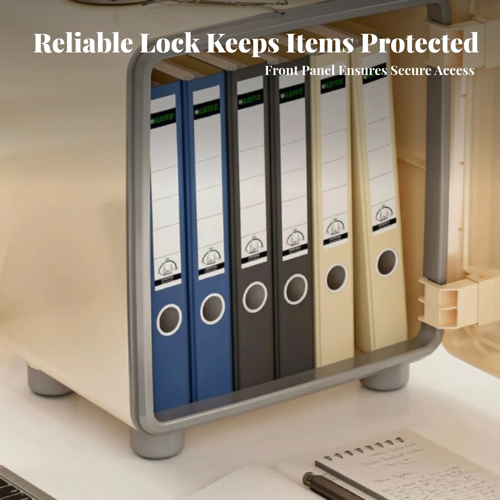 Cabinet with Combination Lock Secure Lockable Cabinet Furniture Modern for Professionals, Office Desk, Study Room