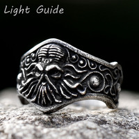 2022 Retro Great Cthulhu Worship Ring For Man Woman Punk Mysterious Charm Fashion Octopus Rings Sea Monster Jewelry Accessories