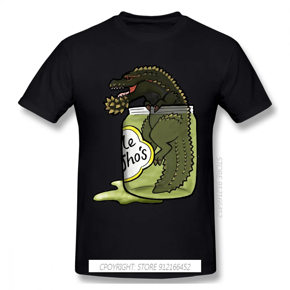 Men Monster Hunter Felyne Palico Game T-Shirt Funny Tops The Terrifying PickleJho Pure Cotton Tee Harajuku TShirt