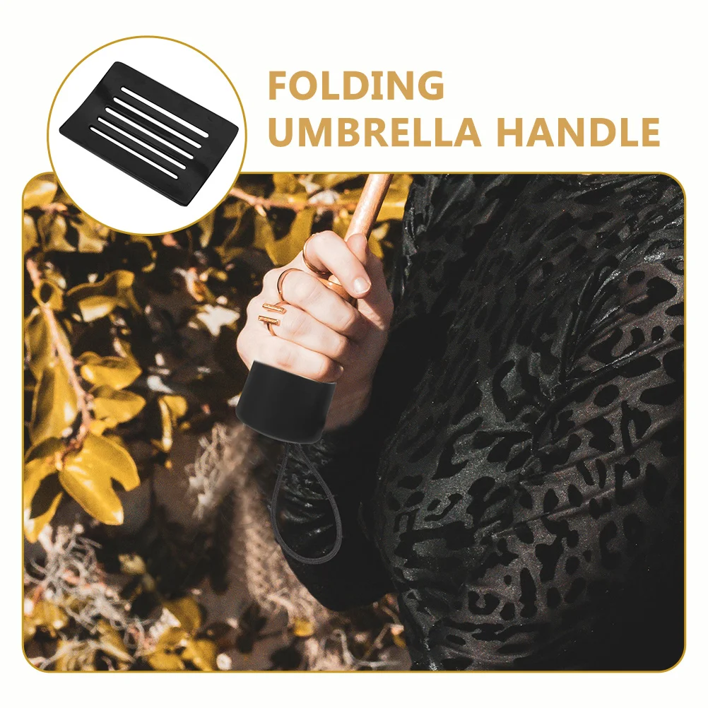 

2Pcs Umbrella Handle Grip Easy Replacement for Folding and Uv Umbrellas Durable Plastic Accessories Umbrella Handle