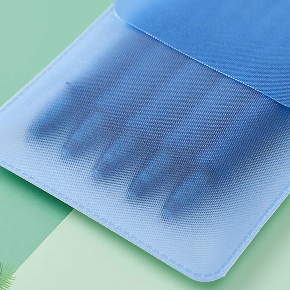 

10Pcs/set Leak-Proof Nurse Pen Pocket Multi-color Protective Case PVC Pencil Case Portable Ink-Resistant Pen Insert Pouch