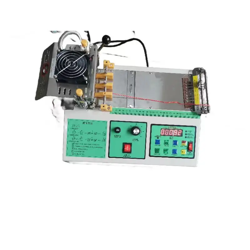 

ShoeMaking Machine 988 Brand New Automatic Hot Cold Ribbon Tape Cutting Machine Satin Zipper Webbingt