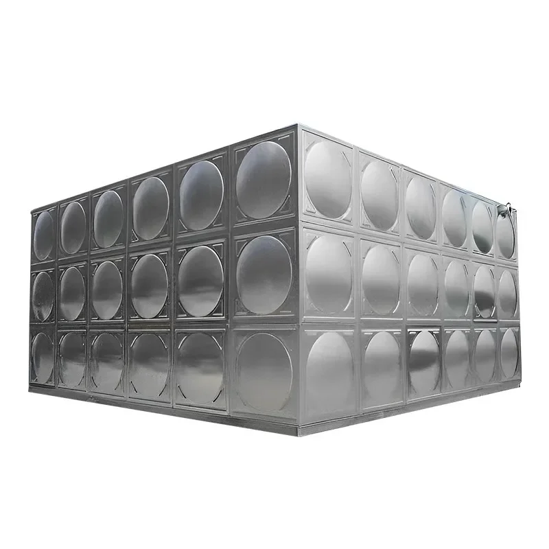 Square stainless steel water tank integrated die-casting forming plate industrial water commercial thickened