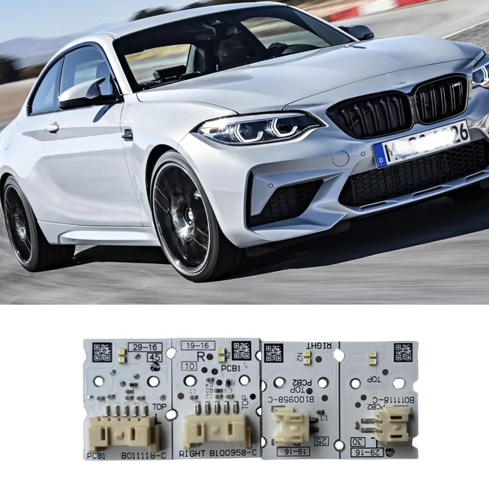 

For BMW F87 M2 F22 2 SERIES 18-21 LCI CSL White Angel Eye DRL LED Board 63117494851 63117494852 Daytime Running Light Repair