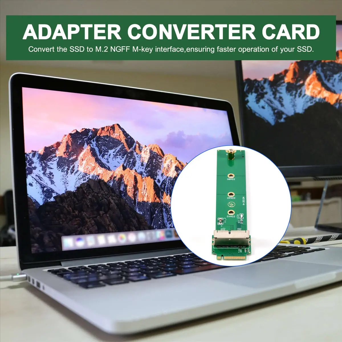 T35C Ssd To M.2 Ngff Adapter Converter Card for 2013 2014 2015 Air Pro Ssd