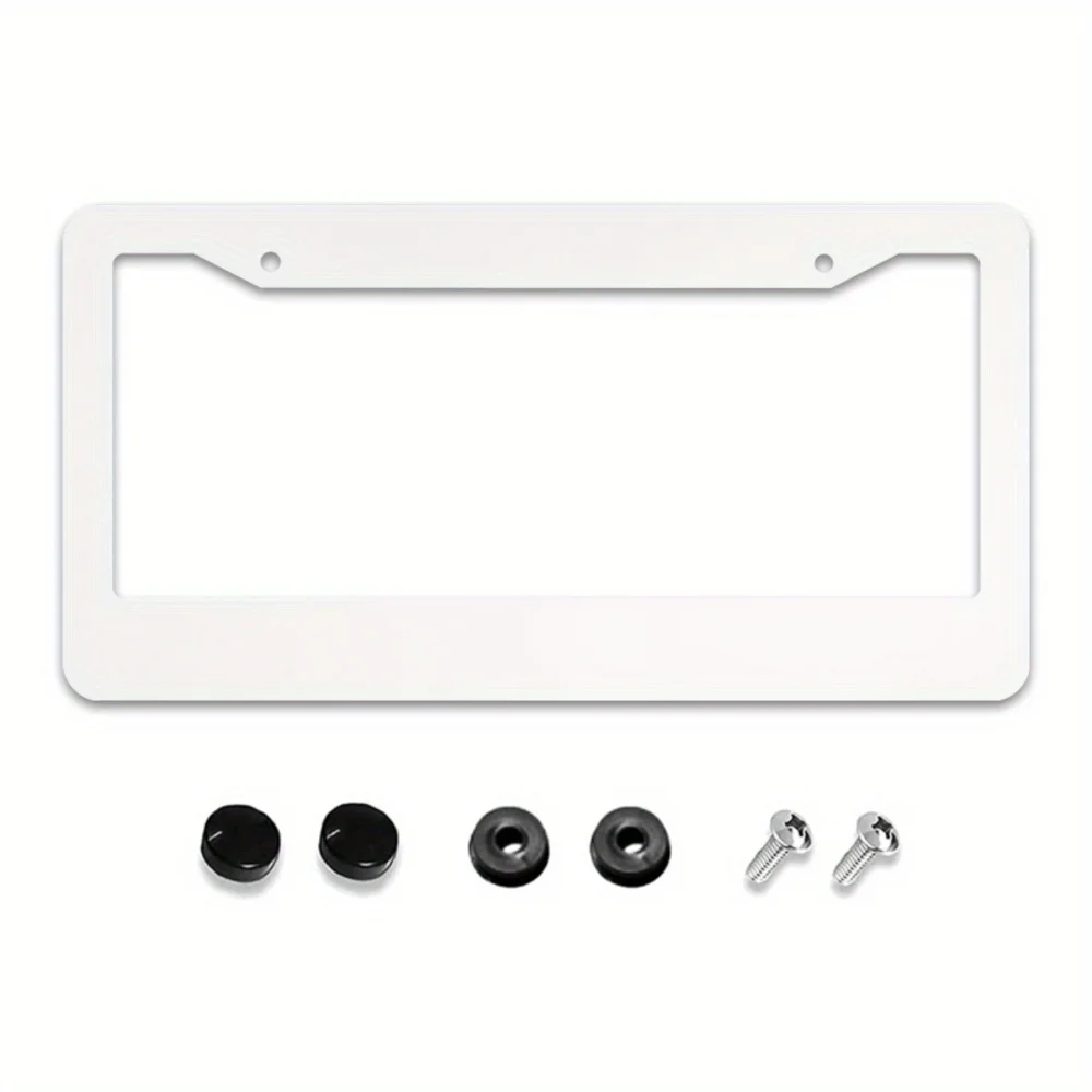 Black Bat License Plate Frame 2pcs Halloween Bat License Plate Frame Gothic Car Decoration Additions Cute License Plate Cover