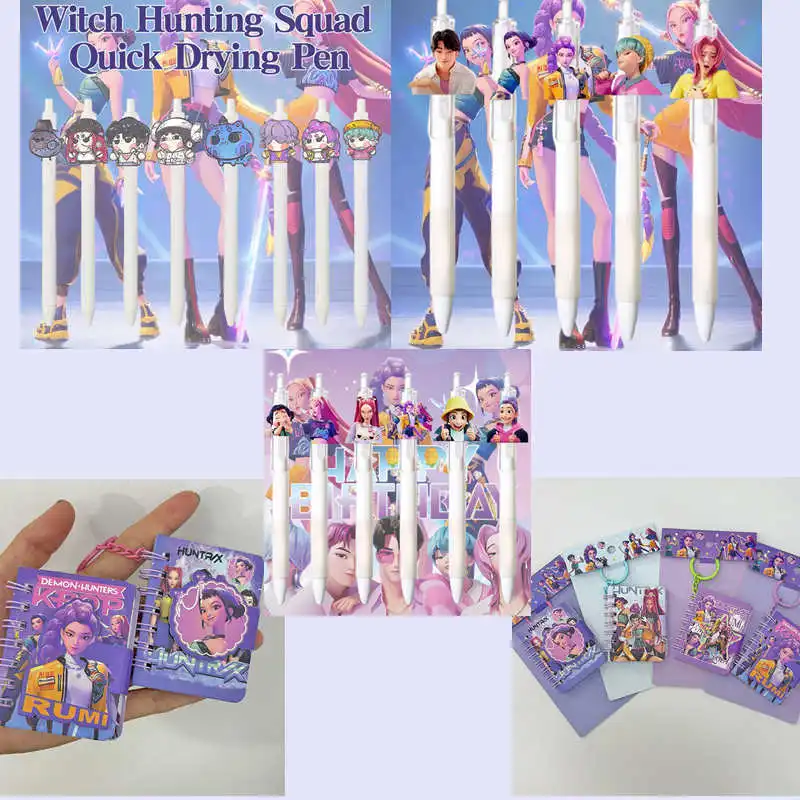 K البوب أنيمي جل أقلام الاطفال الكتابة القلم طالب العودة إلى المدرسة مكتب الكرتون الشكل القرطاسية صندوق أعمى سلاسل المفاتيح الأطفال هدية