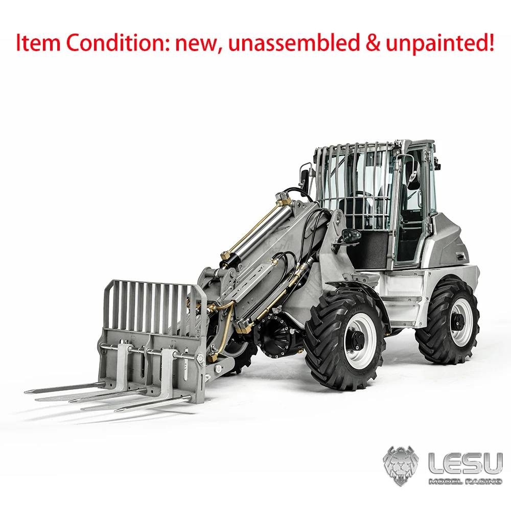 LESU AT1050 1/14 RC Hydraulic Fork Loader Radio Control Telescopic Arm Car Kits  TOUCAN Trucks Vehicle Model TH23754-SMT4