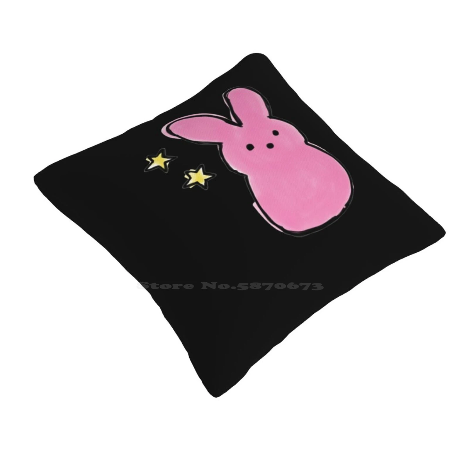 Best Seller Lil Peep Bunny Merchandise Home Sofa Car Waist Throw Pillowcase Lil Peep Bunny Stuff Lil Peep Bunny Wood Lil Peep