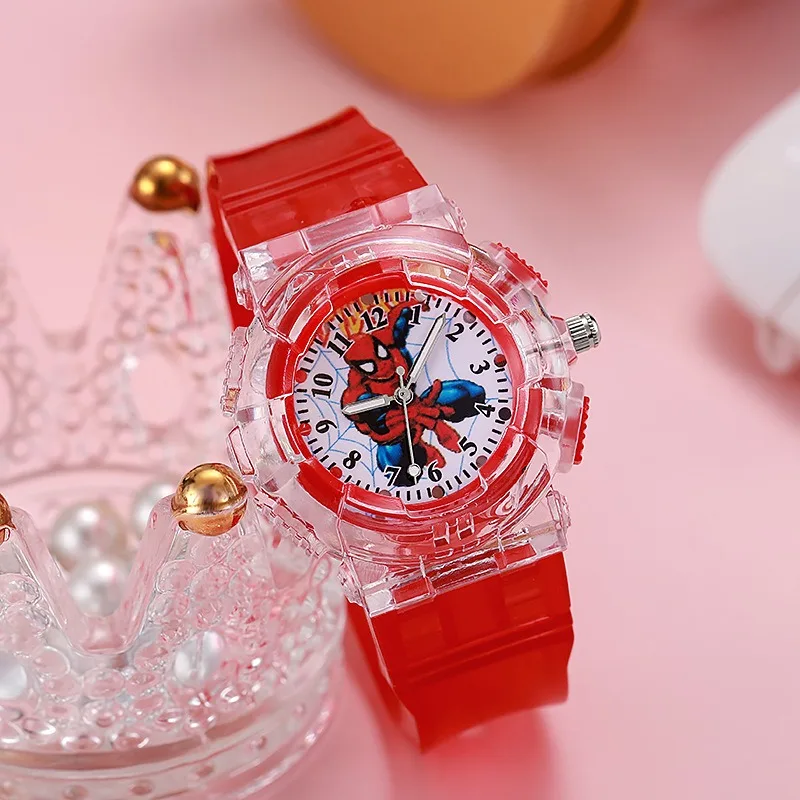 ساعة Marvel Spider-Man للأطفال - ساعة يد رائعة وأنيقة ومتينة، هدية رائعة للأولاد والبنات