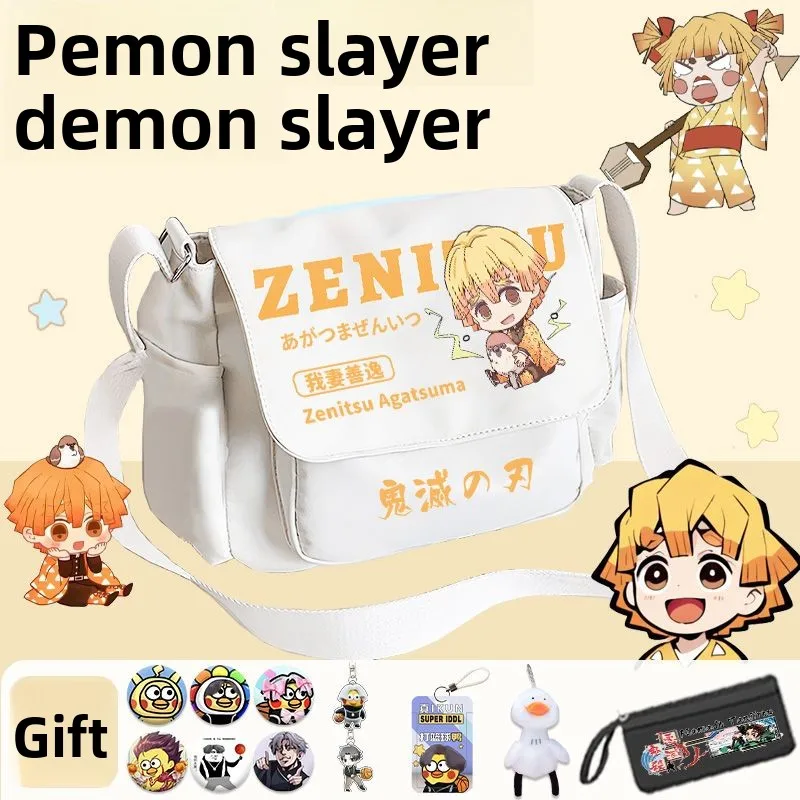

Anime Demon Slayer Crossbody Bag Casual Shoulder Pocket Bags Mobile Phone Fashion Large capacity commuter backpack gift for men