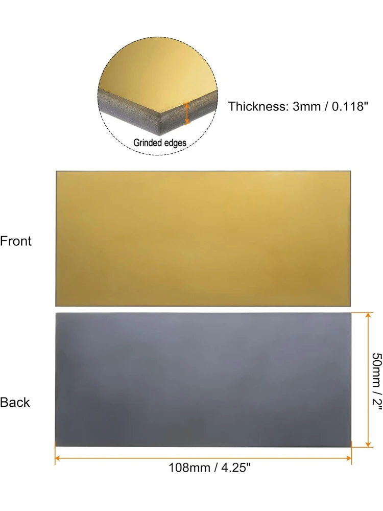 1pc welding Glass Gold Replacement Welding Lens – Advanced Passive Filter Plate 2