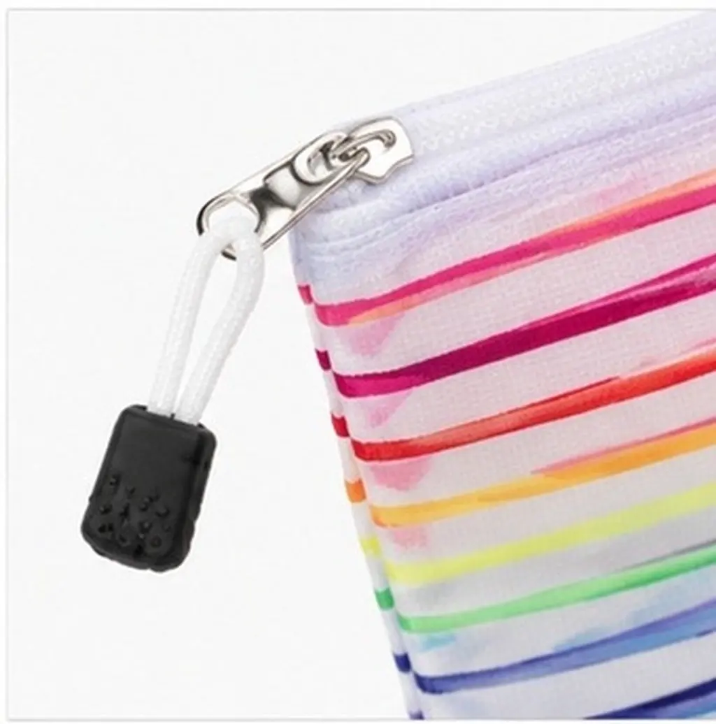 6Pcs Stylish Zippered Money Bag Oxford Cloth with Aluminum Alloy Frame Cash Pouch for Travel Daily Use Receipt Holder Coupon
