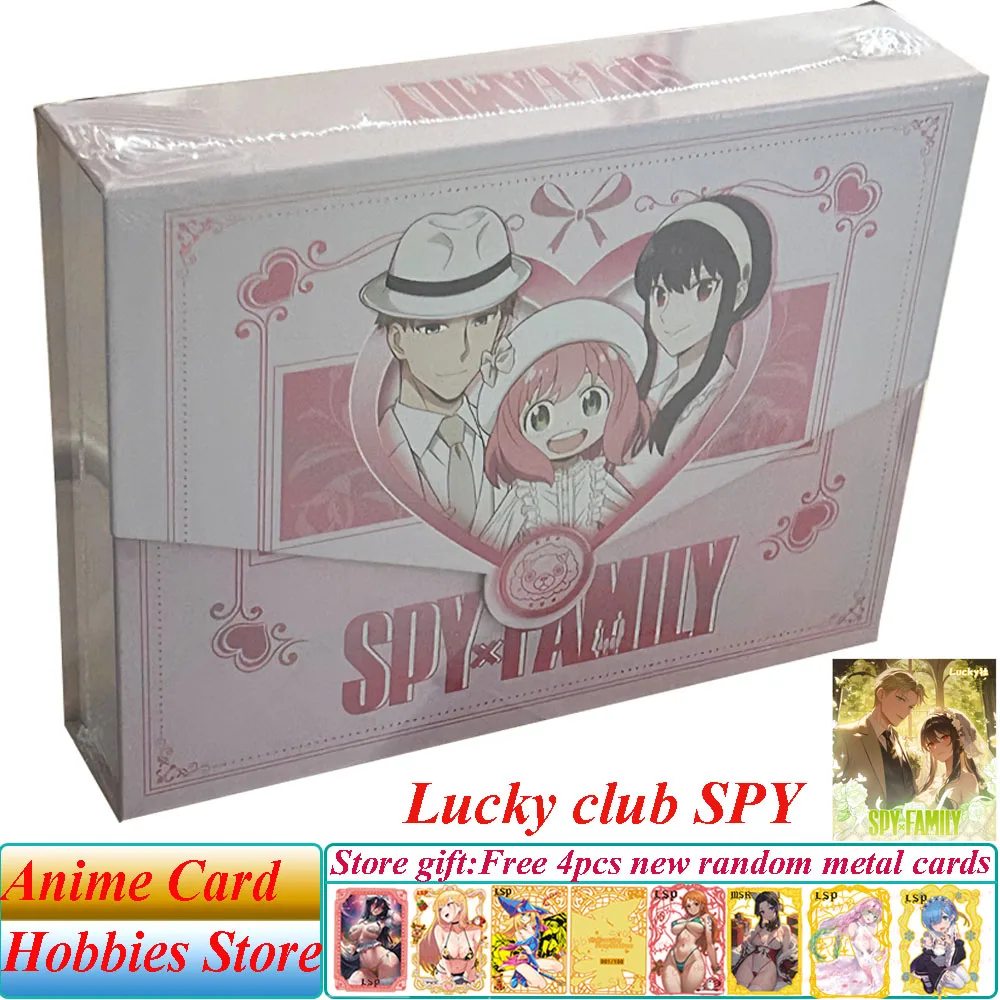 New Lucky SPY Family Cards Anya Forger Yor Forger Sylvia Sherwood Anime Character Peripheral Tcg Collection Cards Toy Gift