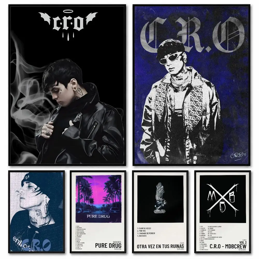 Pop Singer A-Argentina C.R.O Album Painting Calligraphy Canvas Wall Art Prints for Living Room Bedroom Home Decor Gift