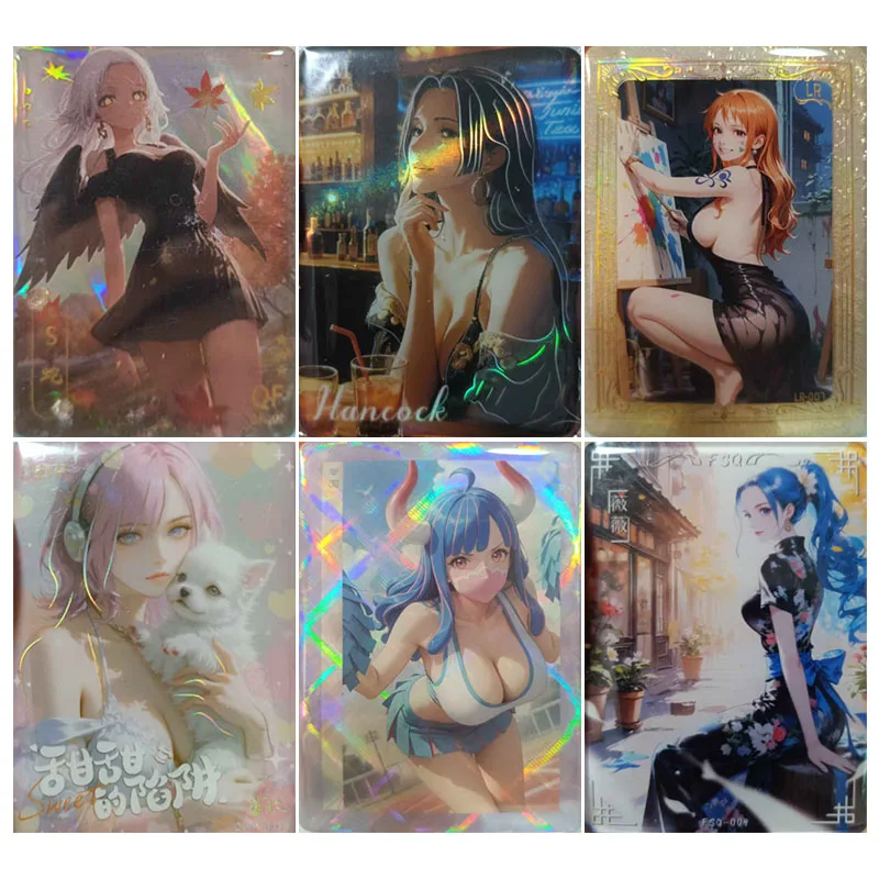 

Аниме One Piece Boa Hancock Nefertari D Vivi Vinsmoke Reiju Nami Коллекционные карты Рождественские подарки на день рождения Детские игрушки