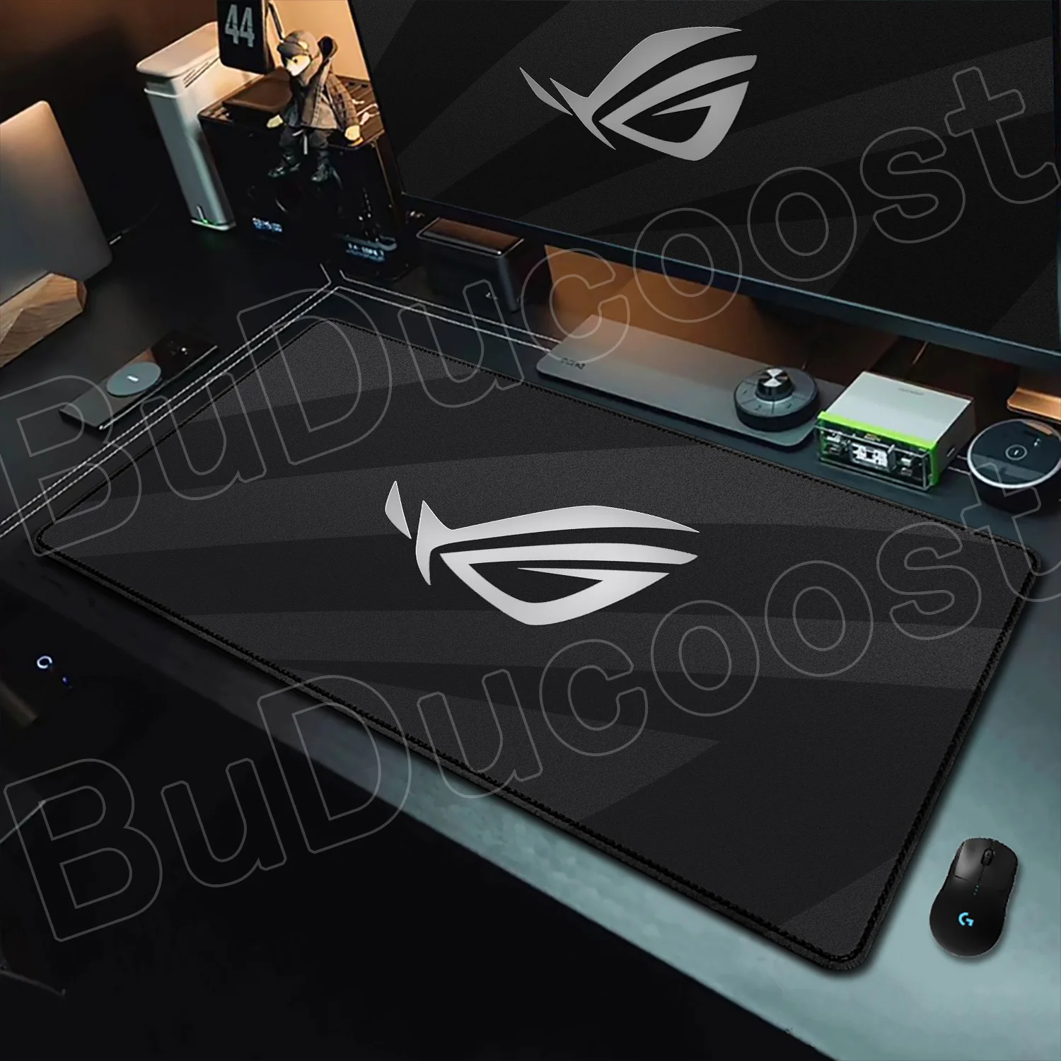 Большой коврик для мыши из натурального каучука Asus Rog Gaming Lock Edge Keyboard XXL Офисные нескользящие компьютерные аксессуары Коврик для киберспорта Speed Play