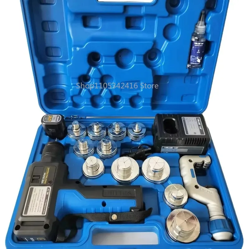 Lithium Powered Tube Expander for HVAC Refrigeration Repair, Portable Electric Pipe Processing Hand Tool forDailyMaintenanceWork