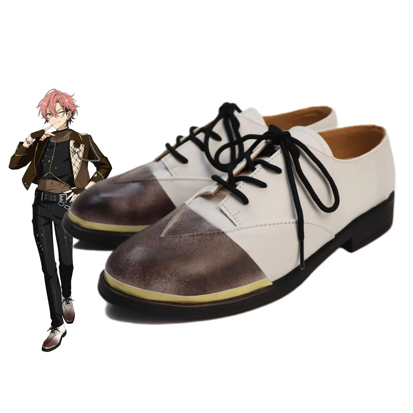 anime-ensemble-stars-chaussures-de-cosplay-kuon-mashu-bottes-courtes-blanches-en-cuir-pu-pour-carnaval-d'halloween