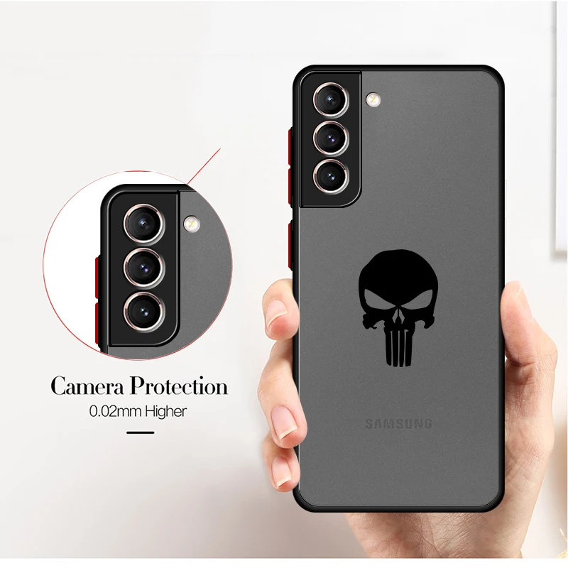 Marvel Punisher Phone Case for Xiaomi Redmi Note 11 12 13 Pro Plus 11Pro 12Pro 5G 7 8 9 10 8T 9S 10S 11S 12S Soft Cover