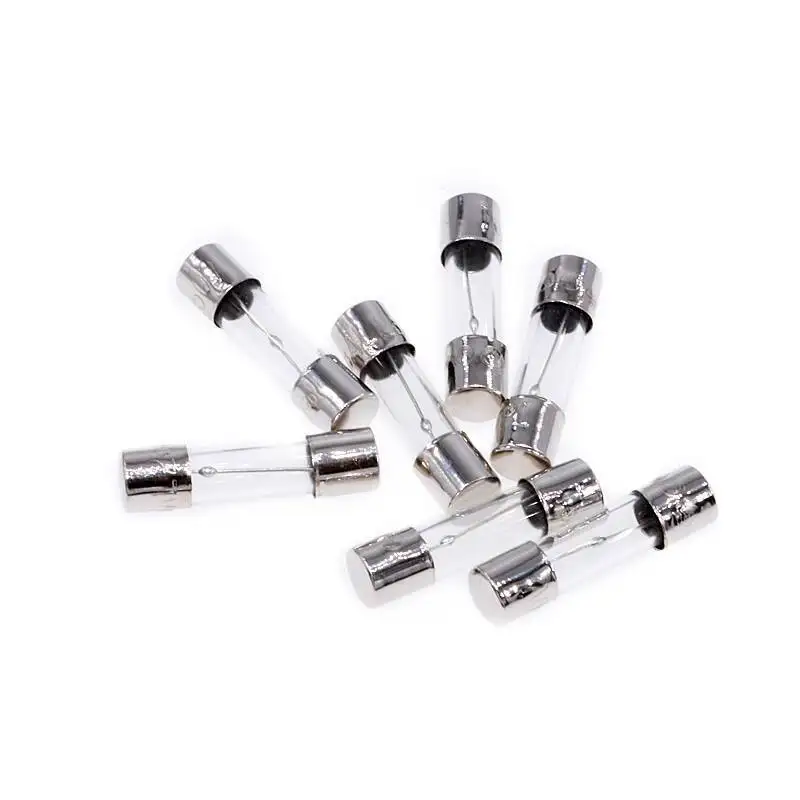 10 Stück Langsam Auslösende Glas-Sicherungsröhren 5X20mm T1A/2A/3A/3.15A/5A/8A/10A/15A – Detail 1