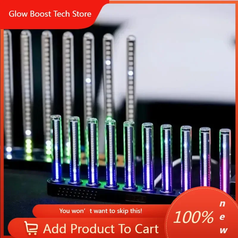 

GBLED Spectrum Light Pickup Quasi-glow Spectrum Atmosphere Light Voice Control Music Spectrum Gaming Room Desktop Rhythm