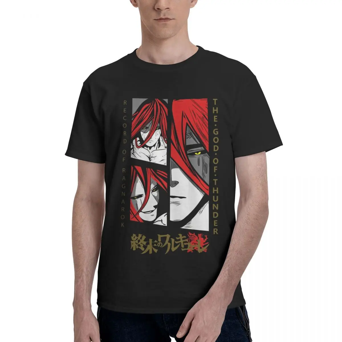 Record Of Ragnarok Drawing Retro T Shirts Graphic Y2K Unique O-neck Men Women T Shirts Tops