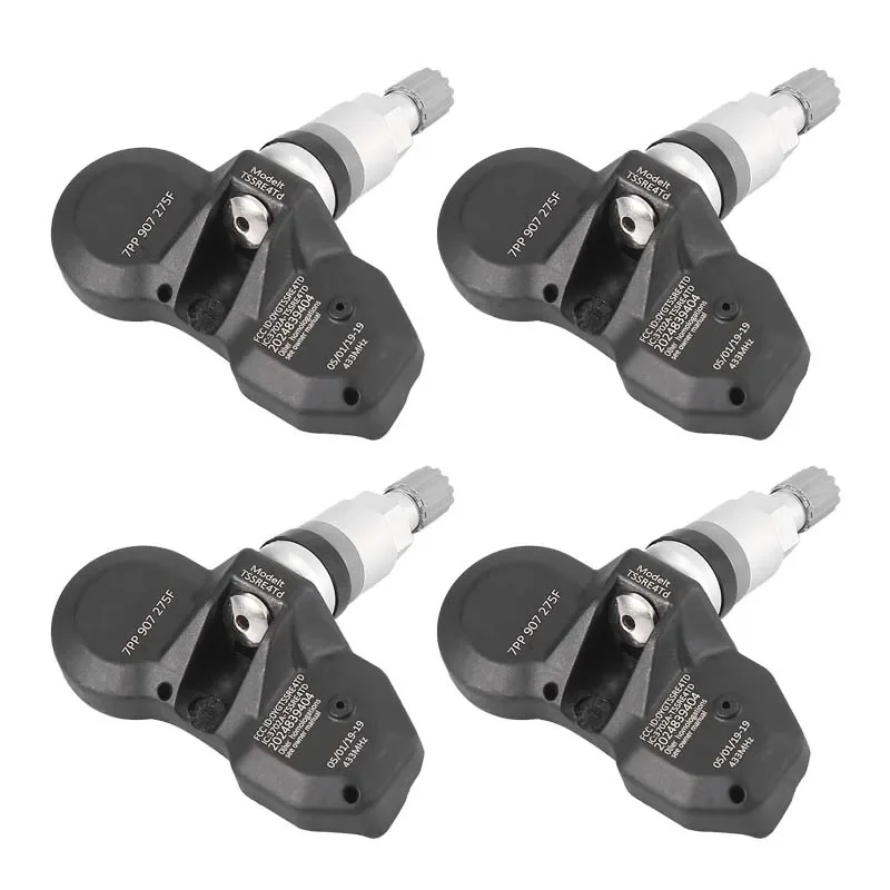 

4pcs 7PP907275F Tire Pressure Monitor Sensor TPMS 433MHz For audi A4 B7 B8 A6 C6 A8 D4 Q7 R8 RS4 S4 S6 for Porsche vw Touareg