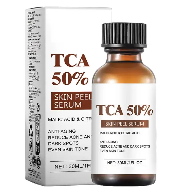 Sérum TCA 50% de 30ml pour le visage, rétrécit les pores, remodelage des pores, resserrement, réparation, minimisant, essence